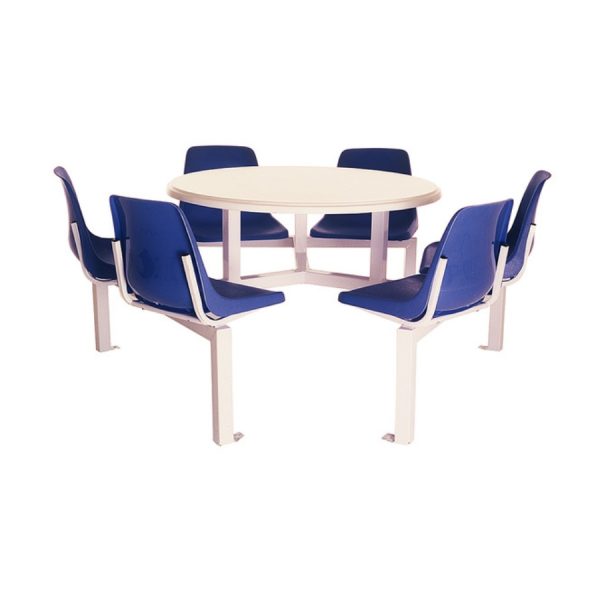 DP6R 6-Seater Round Polyshell Set