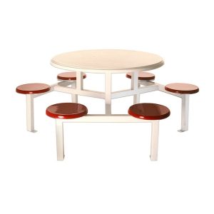 DS6R 6-Seater Round Stool Set