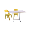 Rectangular Melamine Table 750mm High