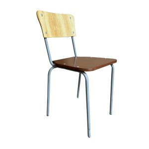 Supawood Chair with Curved Plywood Back